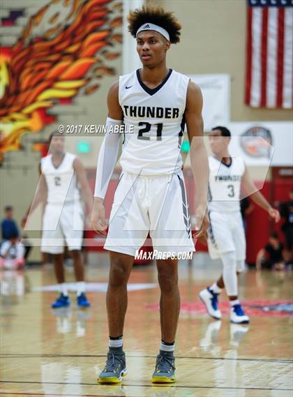 Thumbnail 3 in Desert Vista vs Findlay Prep (Hoophall West) photogallery.