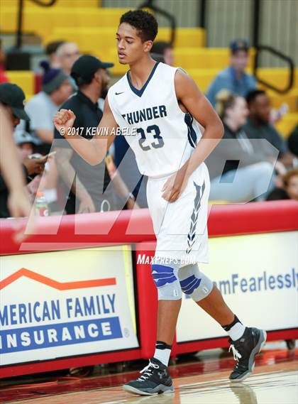 Thumbnail 1 in Desert Vista vs Findlay Prep (Hoophall West) photogallery.
