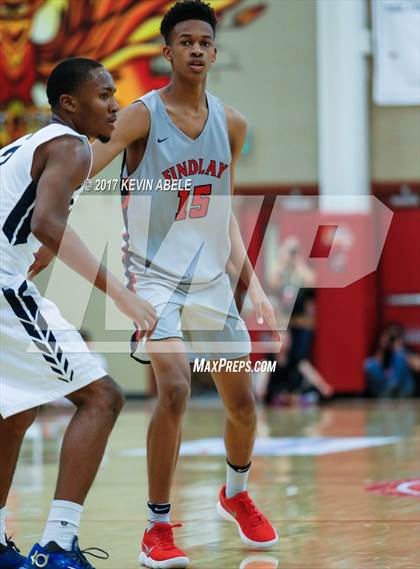 Thumbnail 2 in Desert Vista vs Findlay Prep (Hoophall West) photogallery.