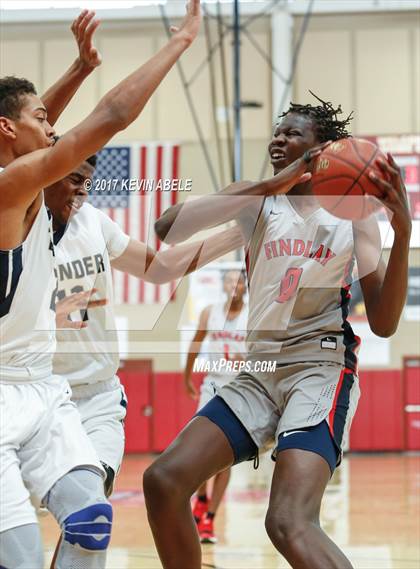 Thumbnail 2 in Desert Vista vs Findlay Prep (Hoophall West) photogallery.