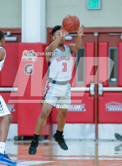 Thumbnail 3 in Desert Vista vs Findlay Prep (Hoophall West) photogallery.