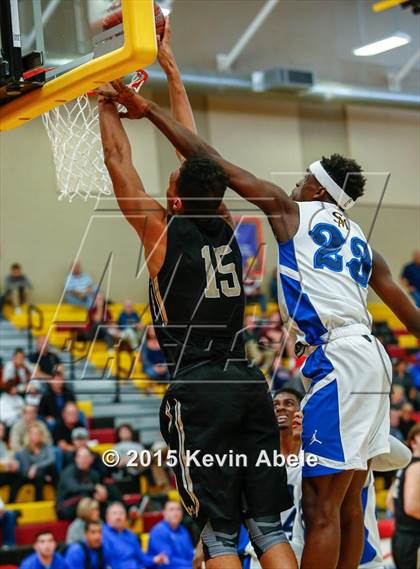Thumbnail 1 in Shadow Mountain vs Archbishop Mitty (Hoophall West Invitational) photogallery.