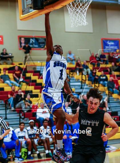 Thumbnail 3 in Shadow Mountain vs Archbishop Mitty (Hoophall West Invitational) photogallery.