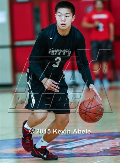Thumbnail 1 in Shadow Mountain vs Archbishop Mitty (Hoophall West Invitational) photogallery.