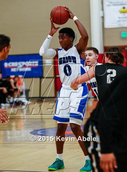 Thumbnail 2 in Shadow Mountain vs Archbishop Mitty (Hoophall West Invitational) photogallery.