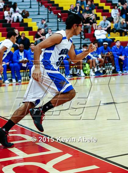 Thumbnail 1 in Shadow Mountain vs Archbishop Mitty (Hoophall West Invitational) photogallery.