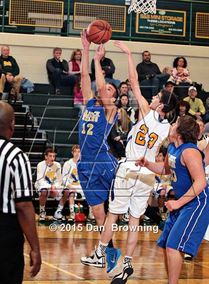 Thumbnail 1 in Berean Christian vs Hancock County  (TSSAA D2A semifinals) photogallery.