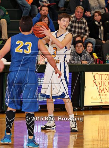 Thumbnail 3 in Berean Christian vs Hancock County  (TSSAA D2A semifinals) photogallery.
