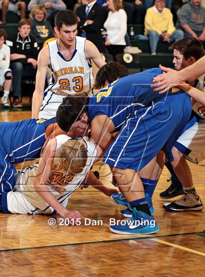 Thumbnail 1 in Berean Christian vs Hancock County  (TSSAA D2A semifinals) photogallery.