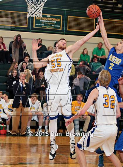 Thumbnail 2 in Berean Christian vs Hancock County  (TSSAA D2A semifinals) photogallery.