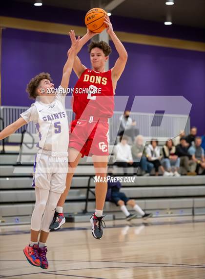 Thumbnail 1 in Cathedral Catholic vs. Notre Dame Prep (Torrey Pines Holiday Classic) photogallery.