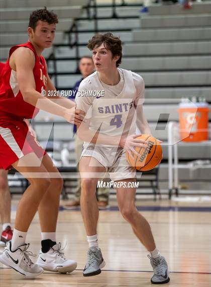 Thumbnail 3 in Cathedral Catholic vs. Notre Dame Prep (Torrey Pines Holiday Classic) photogallery.