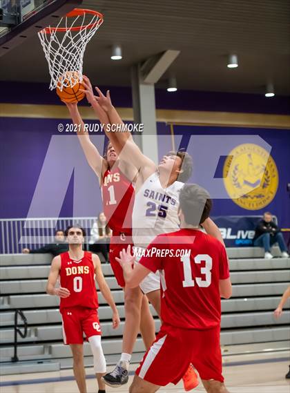 Thumbnail 3 in Cathedral Catholic vs. Notre Dame Prep (Torrey Pines Holiday Classic) photogallery.