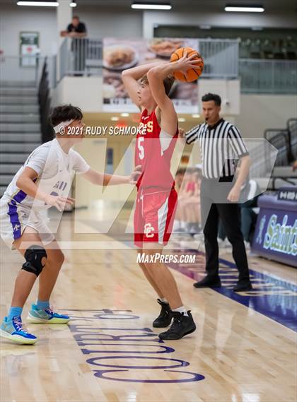 Thumbnail 2 in Cathedral Catholic vs. Notre Dame Prep (Torrey Pines Holiday Classic) photogallery.