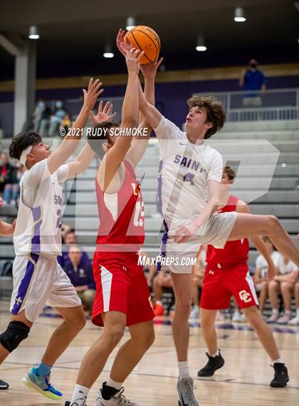 Thumbnail 3 in Cathedral Catholic vs. Notre Dame Prep (Torrey Pines Holiday Classic) photogallery.