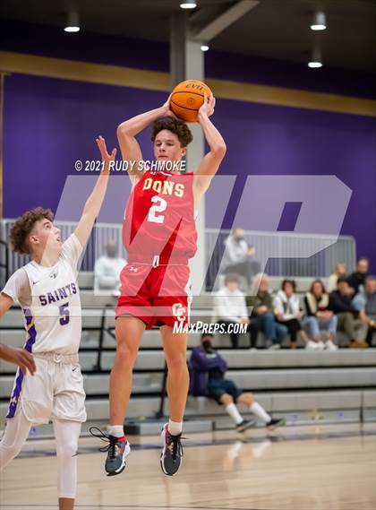 Thumbnail 2 in Cathedral Catholic vs. Notre Dame Prep (Torrey Pines Holiday Classic) photogallery.