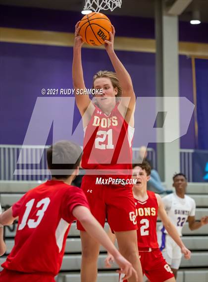 Thumbnail 1 in Cathedral Catholic vs. Notre Dame Prep (Torrey Pines Holiday Classic) photogallery.