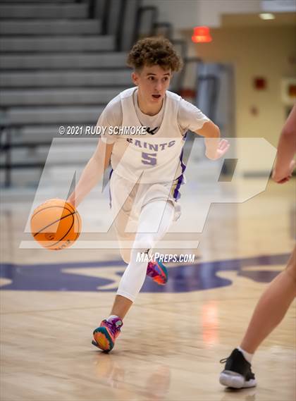 Thumbnail 1 in Cathedral Catholic vs. Notre Dame Prep (Torrey Pines Holiday Classic) photogallery.