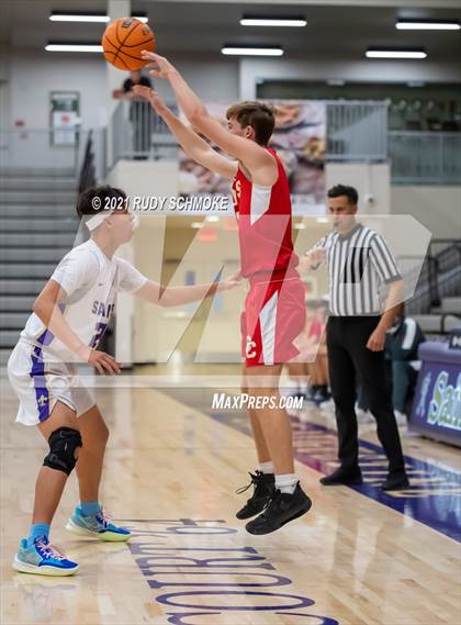 Thumbnail 1 in Cathedral Catholic vs. Notre Dame Prep (Torrey Pines Holiday Classic) photogallery.