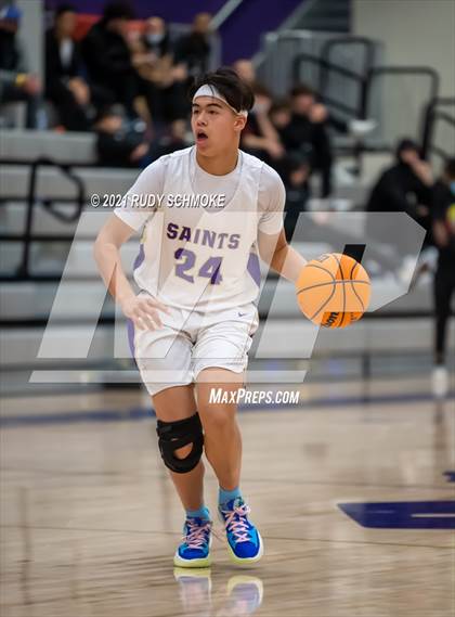 Thumbnail 3 in Cathedral Catholic vs. Notre Dame Prep (Torrey Pines Holiday Classic) photogallery.