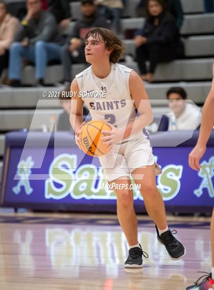 Thumbnail 2 in Cathedral Catholic vs. Notre Dame Prep (Torrey Pines Holiday Classic) photogallery.