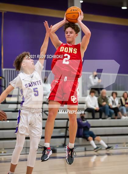 Thumbnail 3 in Cathedral Catholic vs. Notre Dame Prep (Torrey Pines Holiday Classic) photogallery.