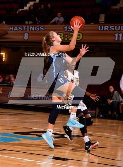 Thumbnail 1 in Ursuline vs. Hastings (Slam Dunk Tournament) photogallery.