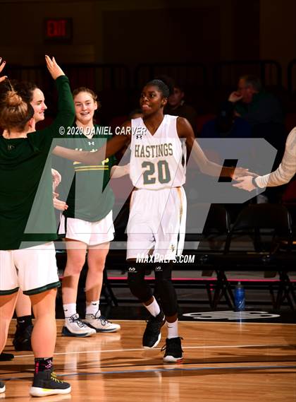 Thumbnail 1 in Ursuline vs. Hastings (Slam Dunk Tournament) photogallery.