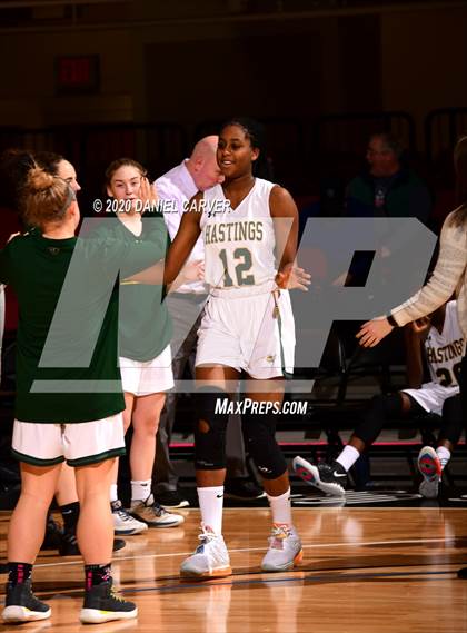 Thumbnail 3 in Ursuline vs. Hastings (Slam Dunk Tournament) photogallery.