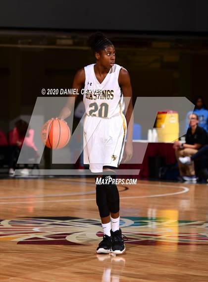 Thumbnail 3 in Ursuline vs. Hastings (Slam Dunk Tournament) photogallery.