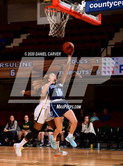 Thumbnail 2 in Ursuline vs. Hastings (Slam Dunk Tournament) photogallery.