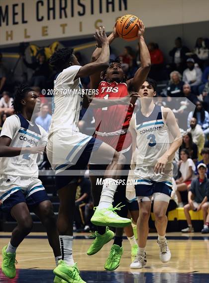 Thumbnail 2 in Combine Academy vs. The Burlington School photogallery.