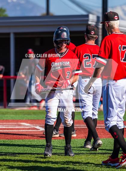 Thumbnail 3 in American Fork vs. Weber (UHSAA 6A Super Regionals) photogallery.