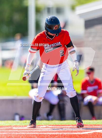 Thumbnail 2 in American Fork vs. Weber (UHSAA 6A Super Regionals) photogallery.