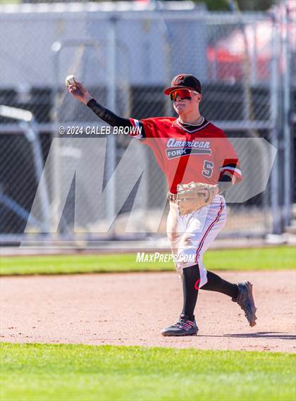 Thumbnail 2 in American Fork vs. Weber (UHSAA 6A Super Regionals) photogallery.