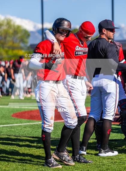 Thumbnail 1 in American Fork vs. Weber (UHSAA 6A Super Regionals) photogallery.