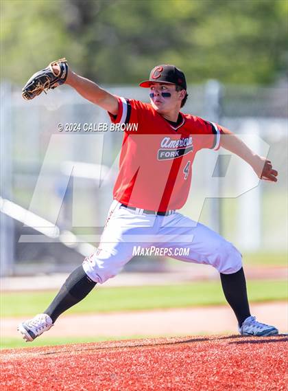 Thumbnail 2 in American Fork vs. Weber (UHSAA 6A Super Regionals) photogallery.