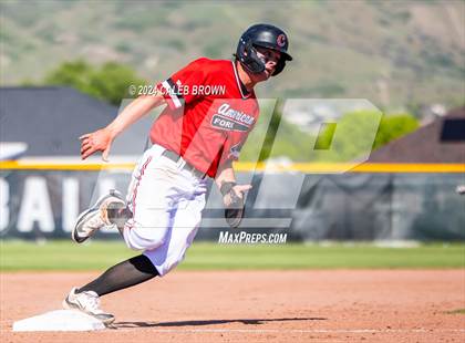 Thumbnail 2 in American Fork vs. Weber (UHSAA 6A Super Regionals) photogallery.