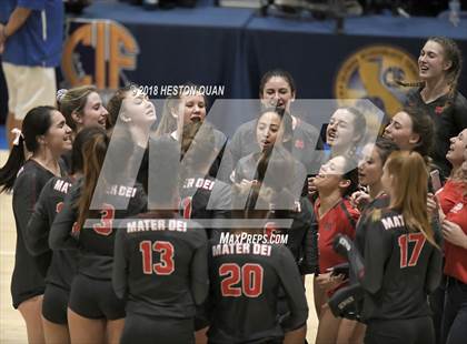 Thumbnail 2 in Central vs Mater Dei (CIF State Open Division Final) photogallery.