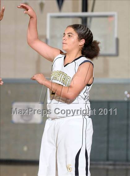 Thumbnail 2 in Encina Prep vs. Lathrop (Cosumnes Oaks Classic) photogallery.