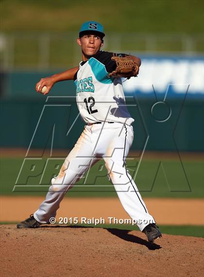 Thumbnail 3 in Laguna Creek vs. Sheldon (@ Raley Field) photogallery.