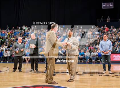 Thumbnail 1 in Clark vs Coppell (UIL 6A Basketball State Semifinal) photogallery.