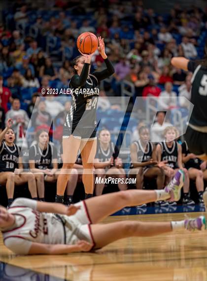 Thumbnail 1 in Clark vs Coppell (UIL 6A Basketball State Semifinal) photogallery.