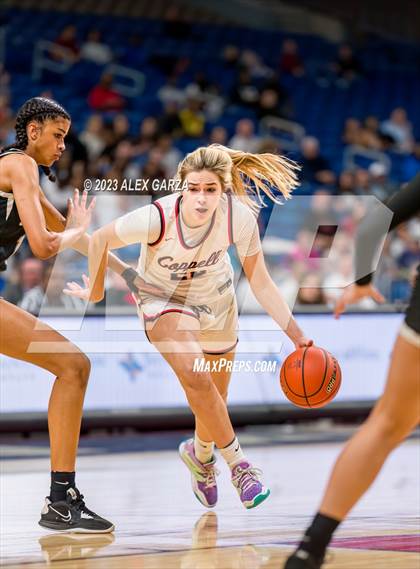 Thumbnail 3 in Clark vs Coppell (UIL 6A Basketball State Semifinal) photogallery.