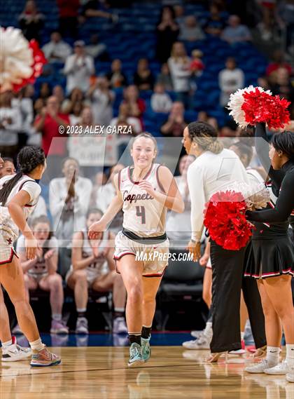 Thumbnail 2 in Clark vs Coppell (UIL 6A Basketball State Semifinal) photogallery.