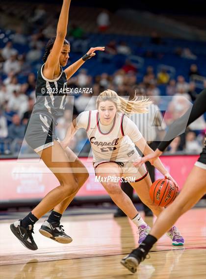 Thumbnail 2 in Clark vs Coppell (UIL 6A Basketball State Semifinal) photogallery.