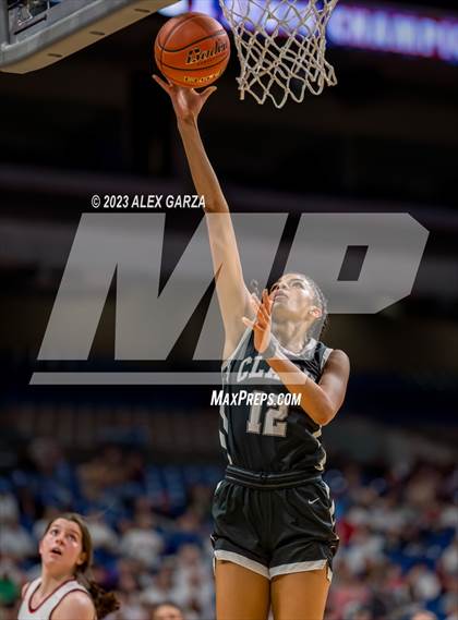 Thumbnail 3 in Clark vs Coppell (UIL 6A Basketball State Semifinal) photogallery.