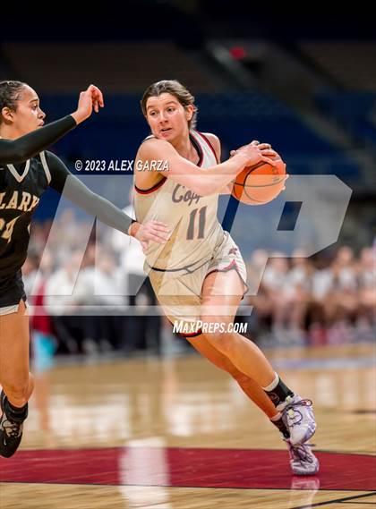 Thumbnail 1 in Clark vs Coppell (UIL 6A Basketball State Semifinal) photogallery.