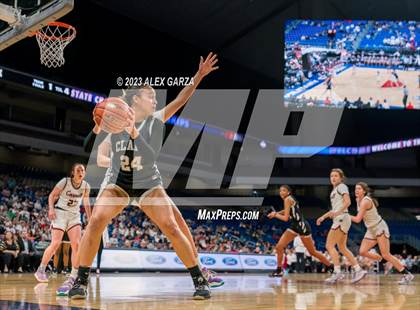 Thumbnail 3 in Clark vs Coppell (UIL 6A Basketball State Semifinal) photogallery.