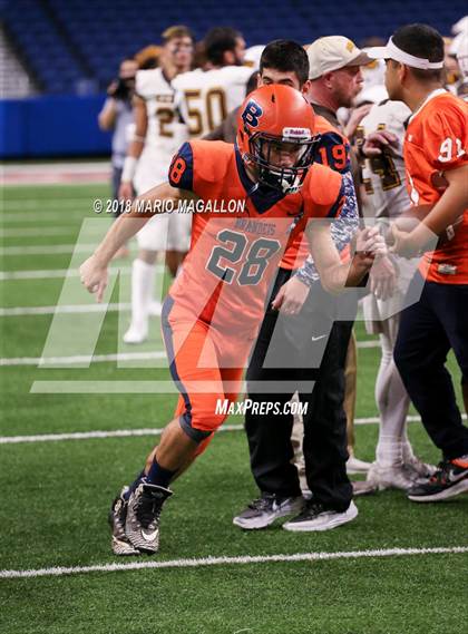 Thumbnail 1 in Hanna vs Brandeis (UIL 6A Region Playoff) photogallery.